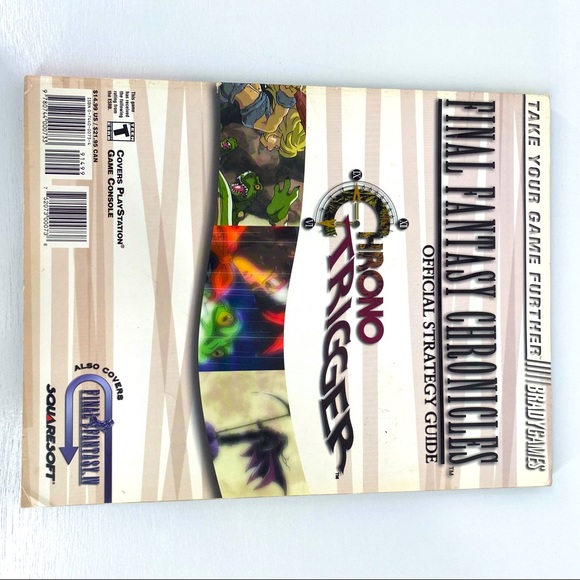 🎮👉RARE!! BradyGames Official Strategy Guide Final Fantasy IV & Crono Trigger - Picture 9 of 13